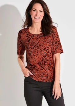 T-shirt avec imprimé animalier