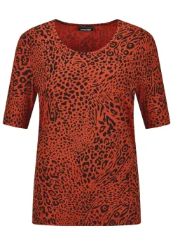 T-shirt avec imprimé animalier