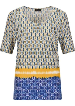 T-shirt avec imprimé ethnique