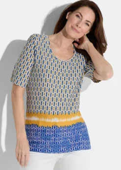 T-shirt avec imprimé ethnique