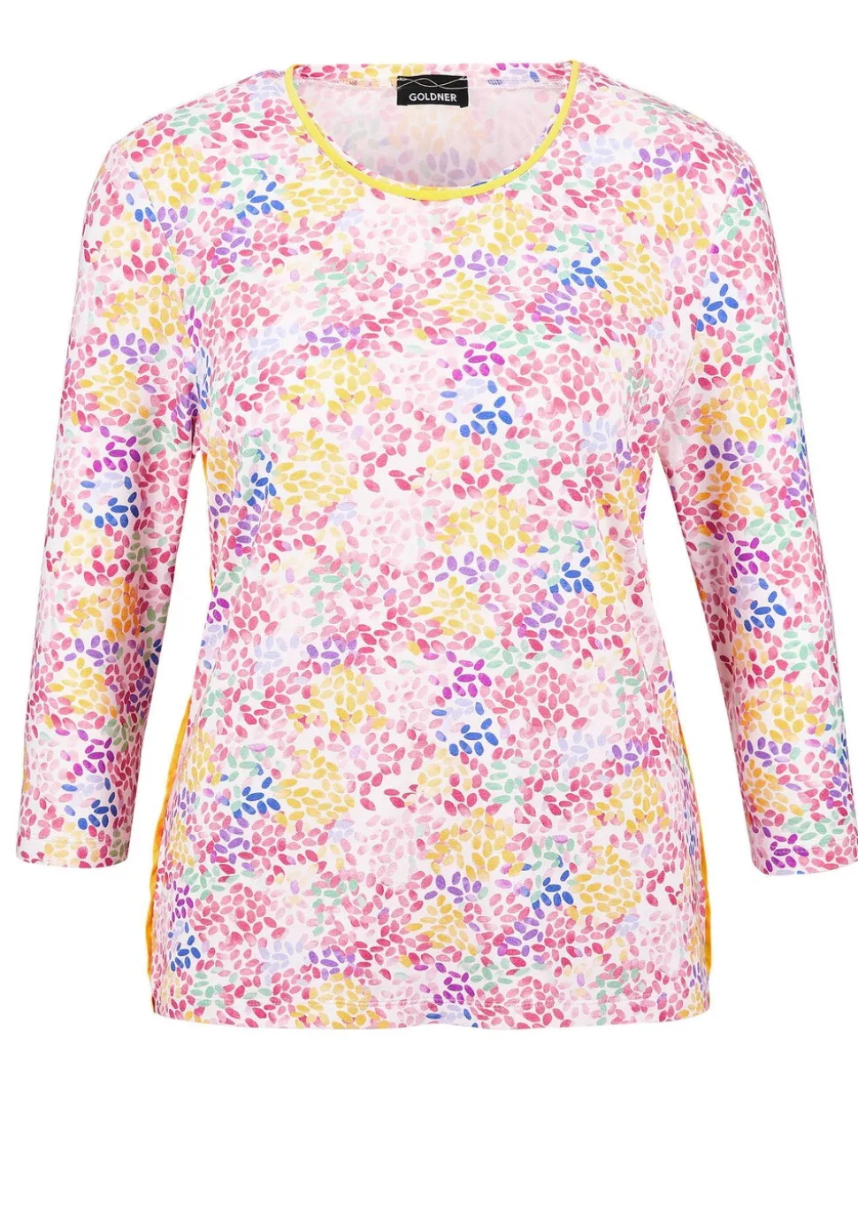 T-shirt avec imprimé intégral multicolore
