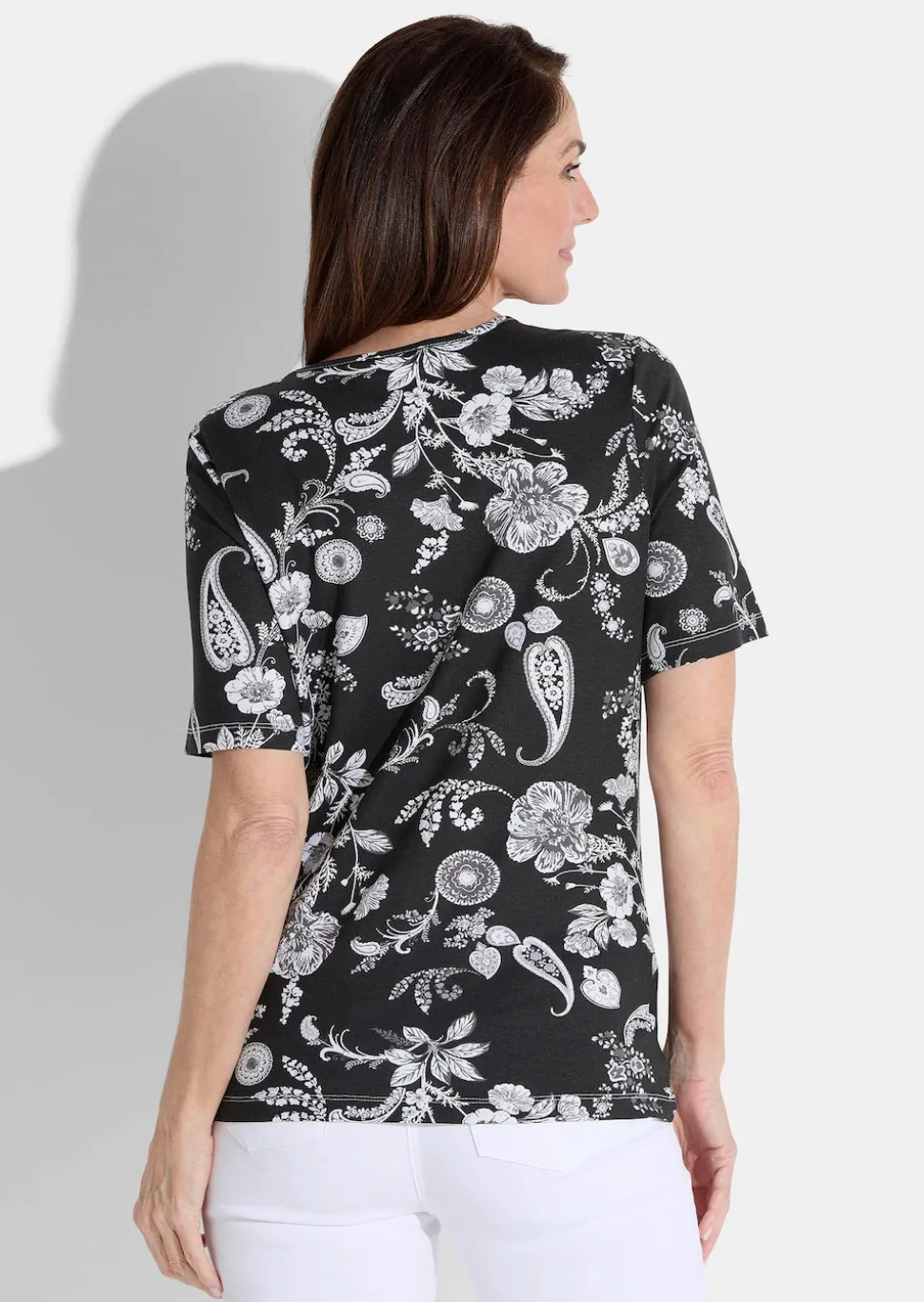 T-shirt avec motif floral