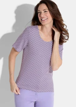 T-shirt avec motif minimaliste