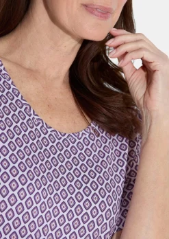 T-shirt avec motif minimaliste