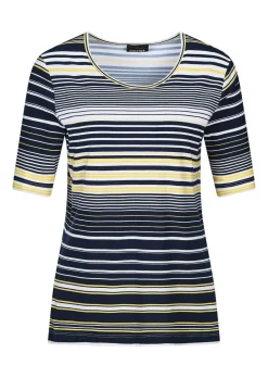 T-shirt avec motif à rayures marin