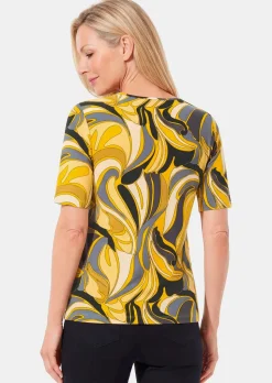 T-shirt avec un joli motif ornemental