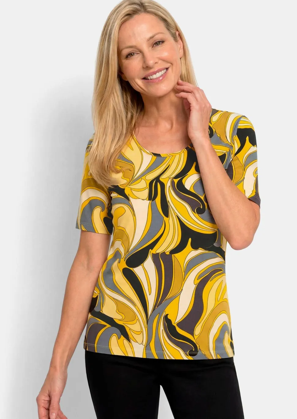 T-shirt avec un joli motif ornemental