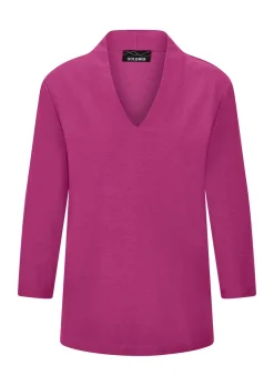 T-shirt basique en jersey interlock