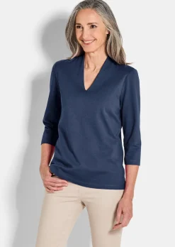 T-shirt basique en jersey interlock