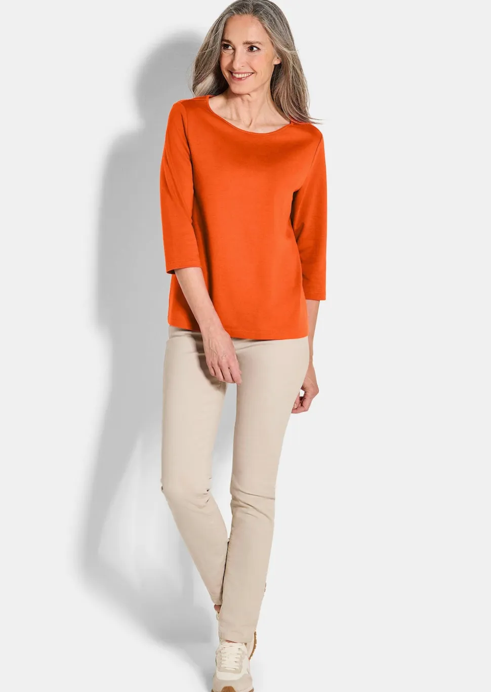 T-shirt basique en jersey interlock