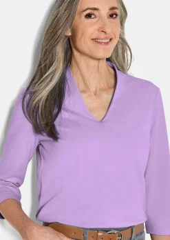 T-shirt basique en jersey interlock