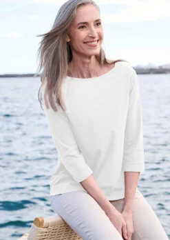 T-shirt basique en jersey interlock