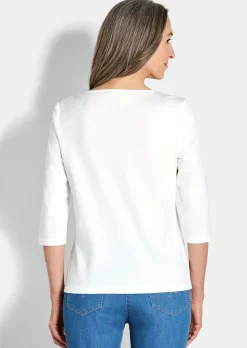 T-shirt basique en jersey interlock