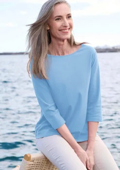 T-shirt basique en jersey interlock