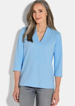 T-shirt basique en jersey interlock