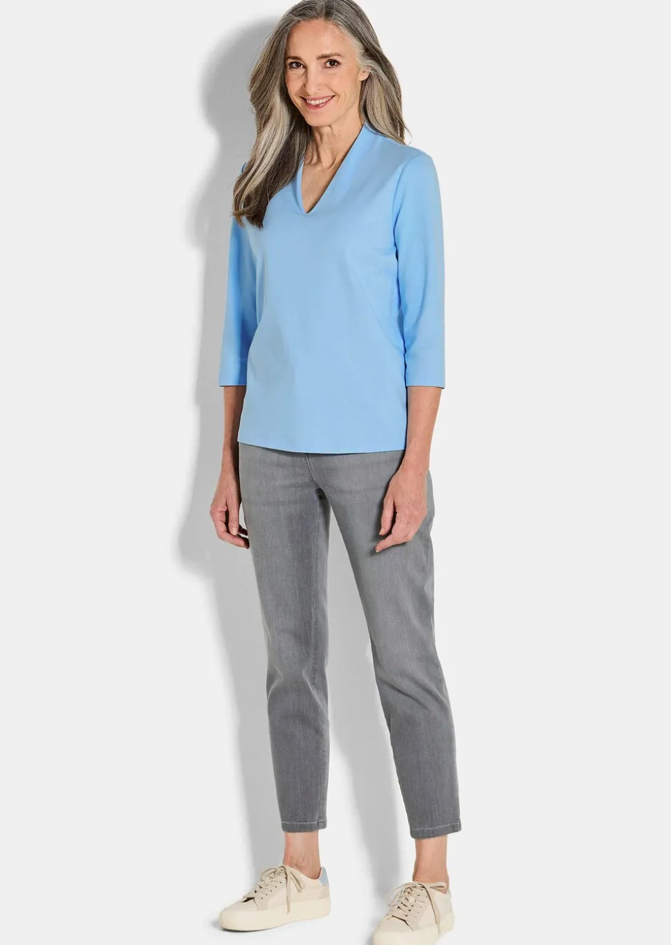 T-shirt basique en jersey interlock