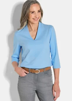T-shirt basique en jersey interlock