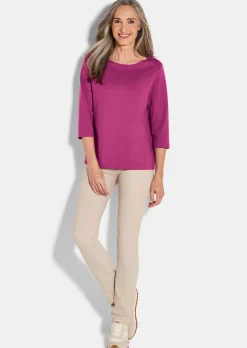 T-shirt basique en jersey interlock