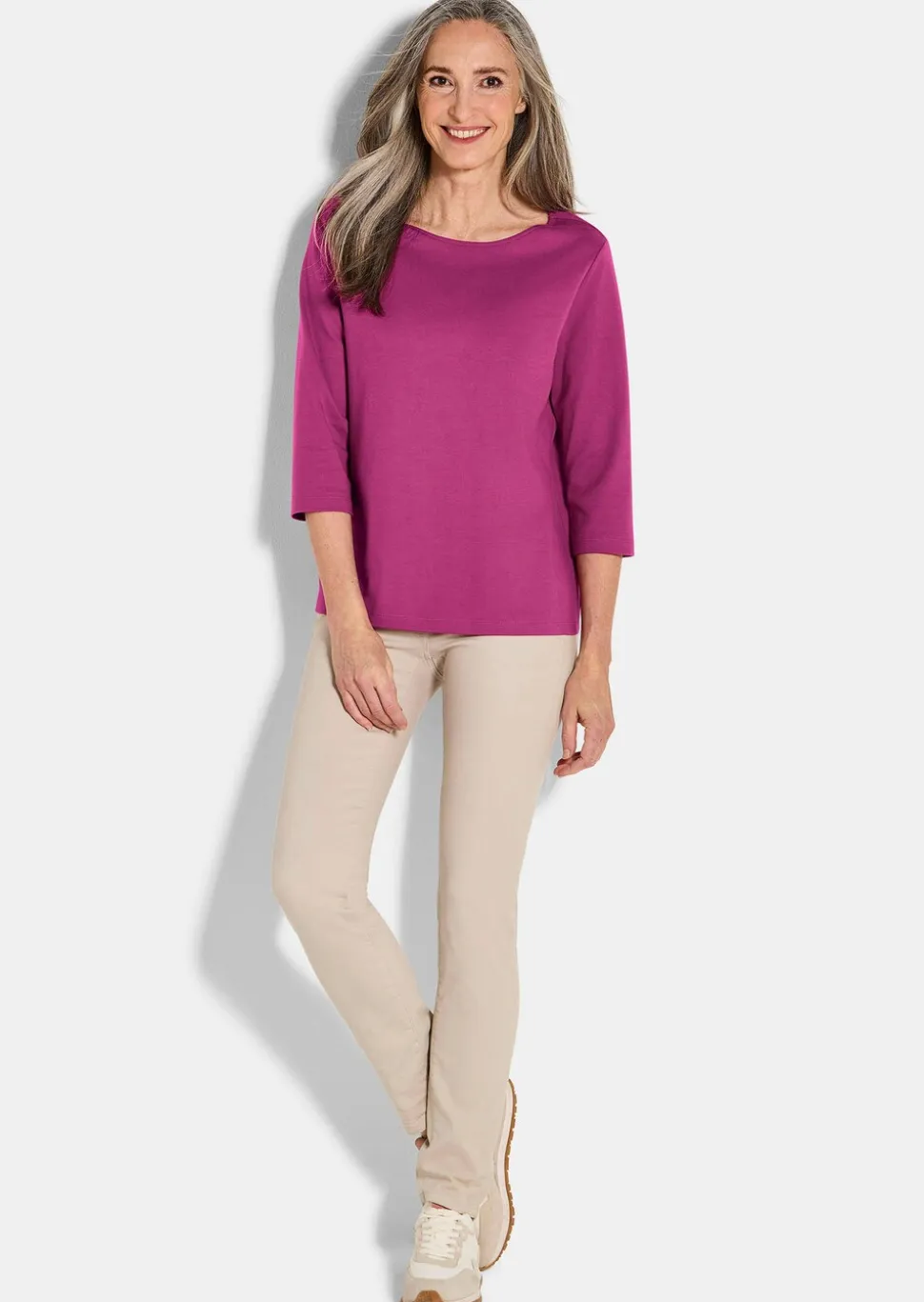 T-shirt basique en jersey interlock