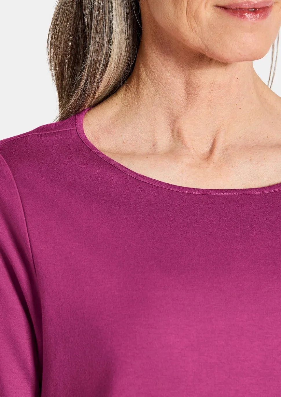 T-shirt basique en jersey interlock
