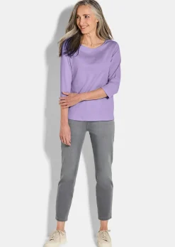 T-shirt basique en jersey interlock