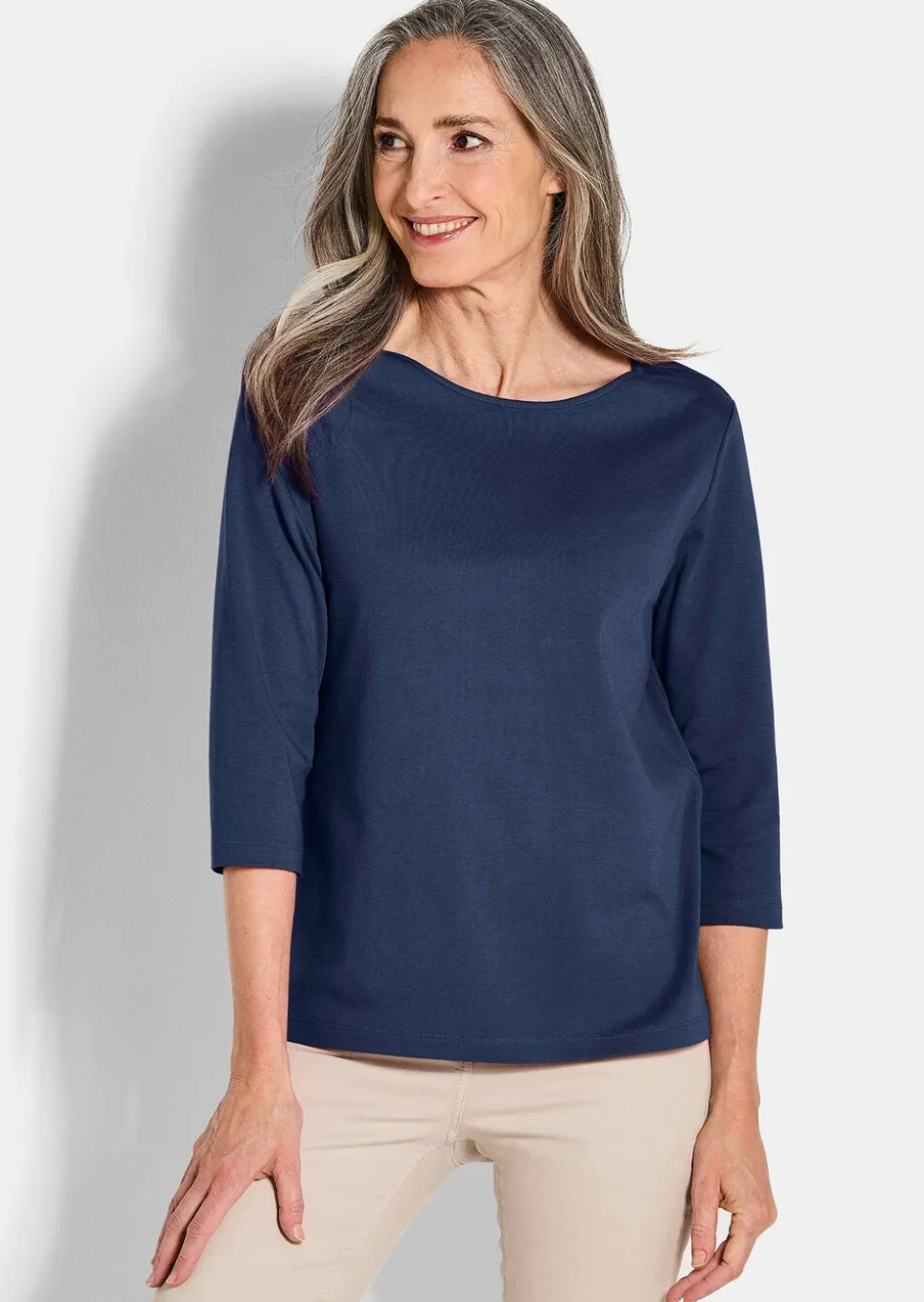 T-shirt basique en jersey interlock