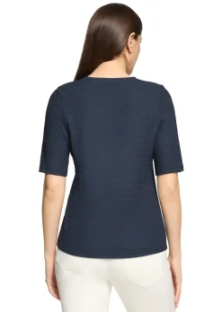 T-shirt basique extensible et structuré