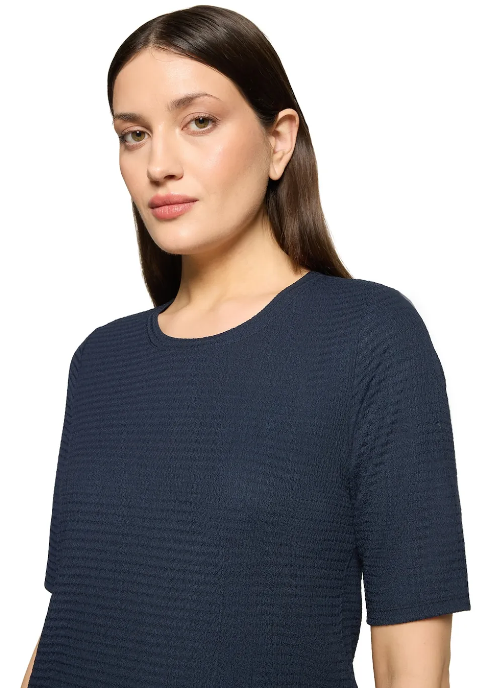 T-shirt basique extensible et structuré