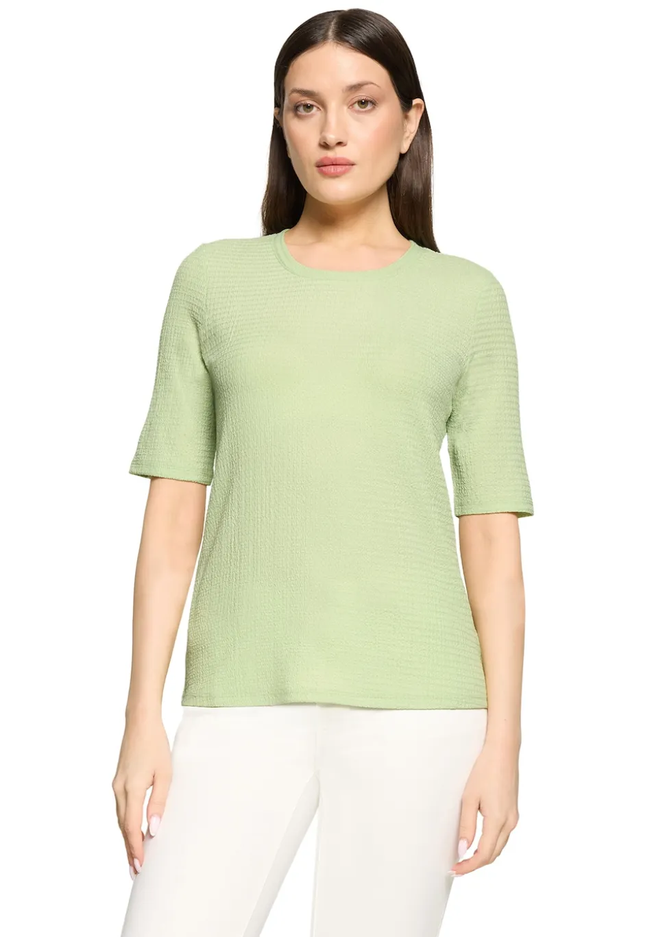 T-shirt basique extensible et structuré