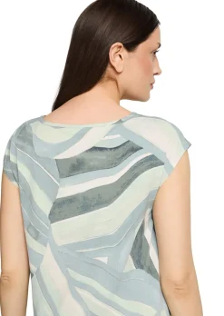 T-shirt confortable avec base joliment plissée