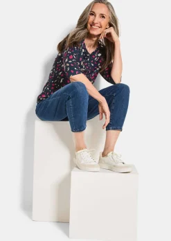 T-shirt confortable en jersey avec teneur en coton