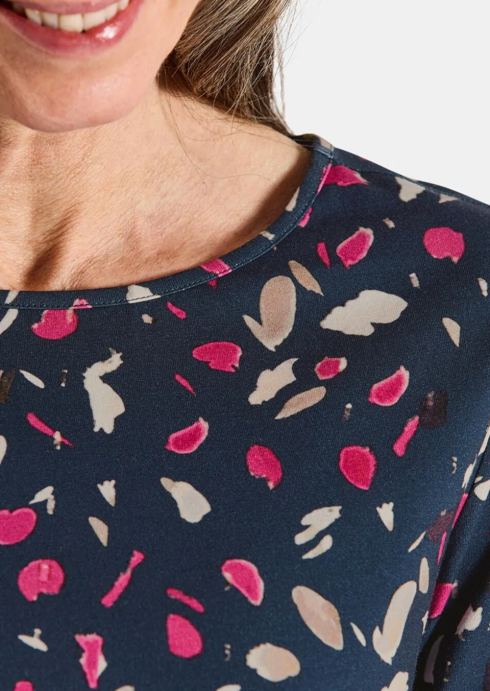 T-shirt confortable en jersey avec teneur en coton