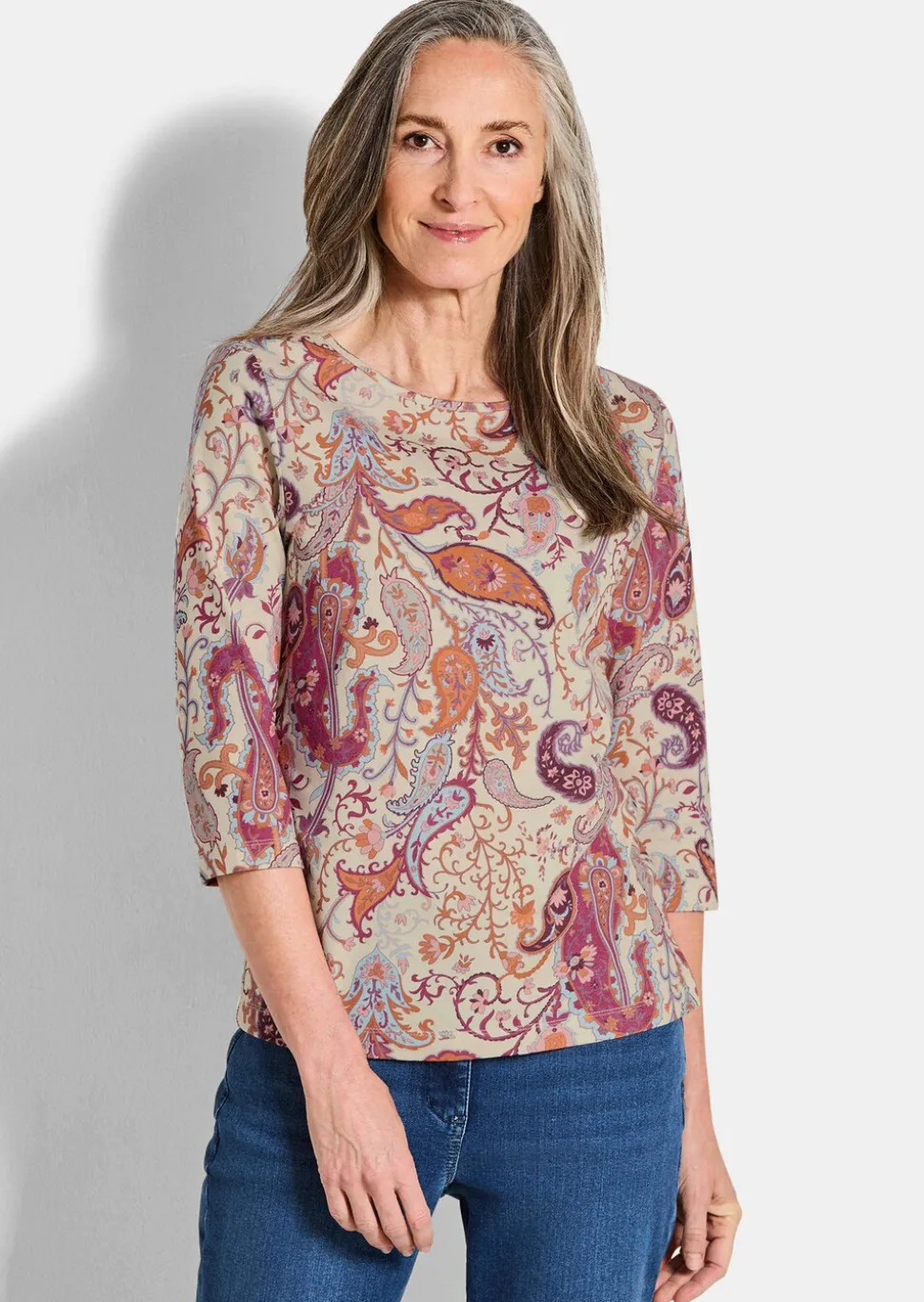 T-shirt confortable en jersey avec teneur en coton