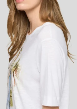 T-shirt décontracté avec motif sur le devant