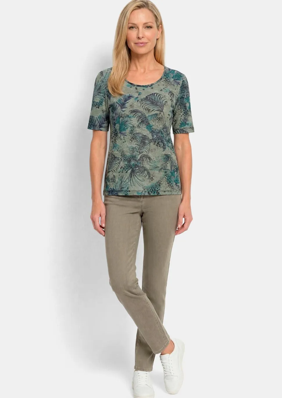 T-shirt d'été en jersey de viscose facile d'entretien