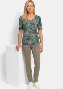 T-shirt d'été en jersey de viscose facile d'entretien
