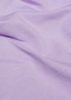 T-shirt à encolure arrondie en crochet