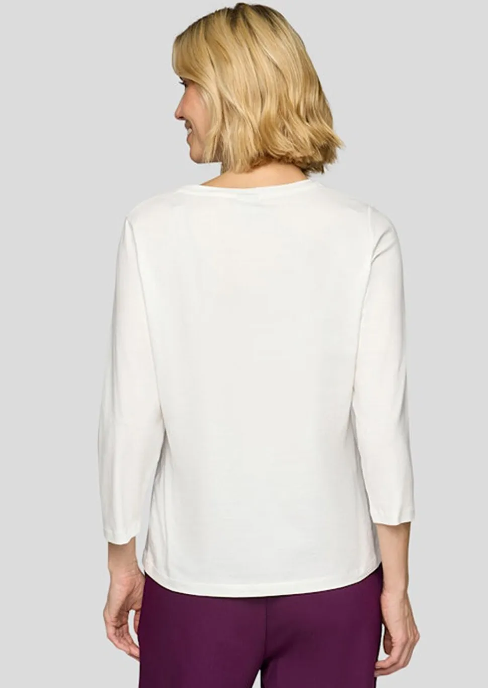 T-shirt en coton avec motif sur le devant