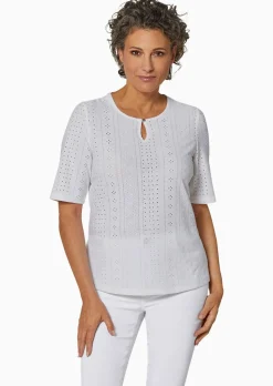 T-shirt en dentelle très féminin