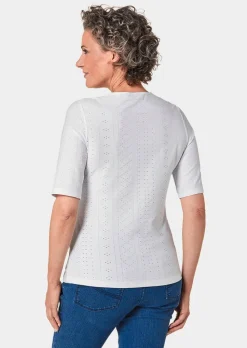 T-shirt en dentelle très féminin