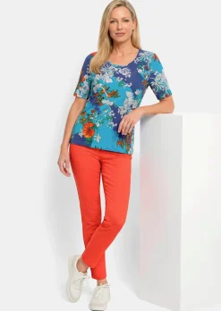 T-shirt en doux mélange de coton