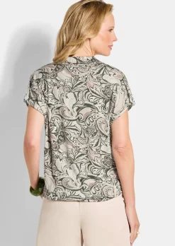 T-shirt en jersey avec base élastique