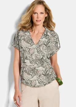 T-shirt en jersey avec base élastique