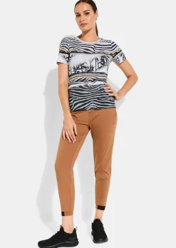 T-shirt en jersey avec imprimé animalier