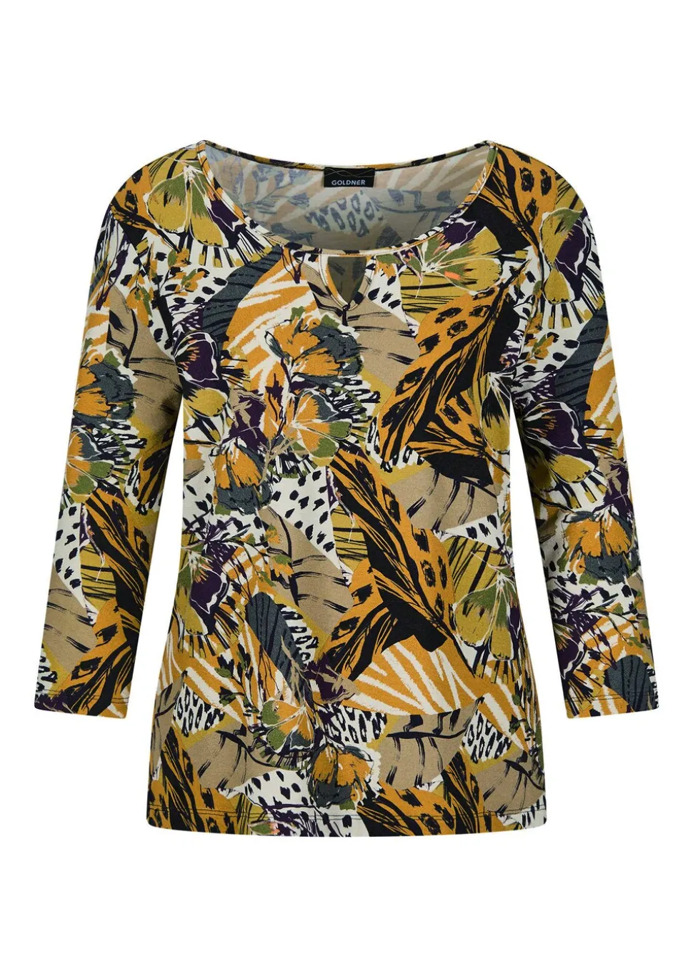 T-shirt en jersey avec imprimé animalier