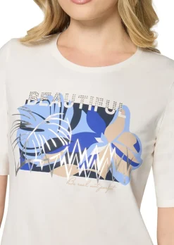T-shirt en jersey avec imprimé devant