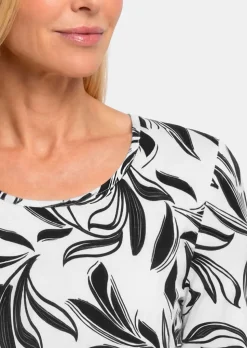 T-shirt en jersey avec imprimé floral tendance