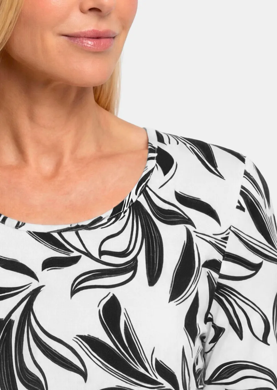 T-shirt en jersey avec imprimé floral tendance