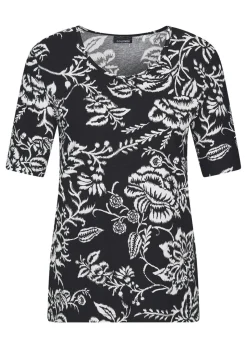 T-shirt en jersey avec imprimé floral