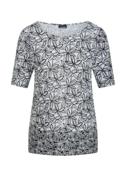 T-shirt en jersey avec imprimé floral